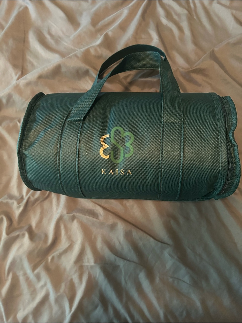Kasia Weighted Blanket w/Travel Duffle Bag - Green - 5lb Weighted Blanket